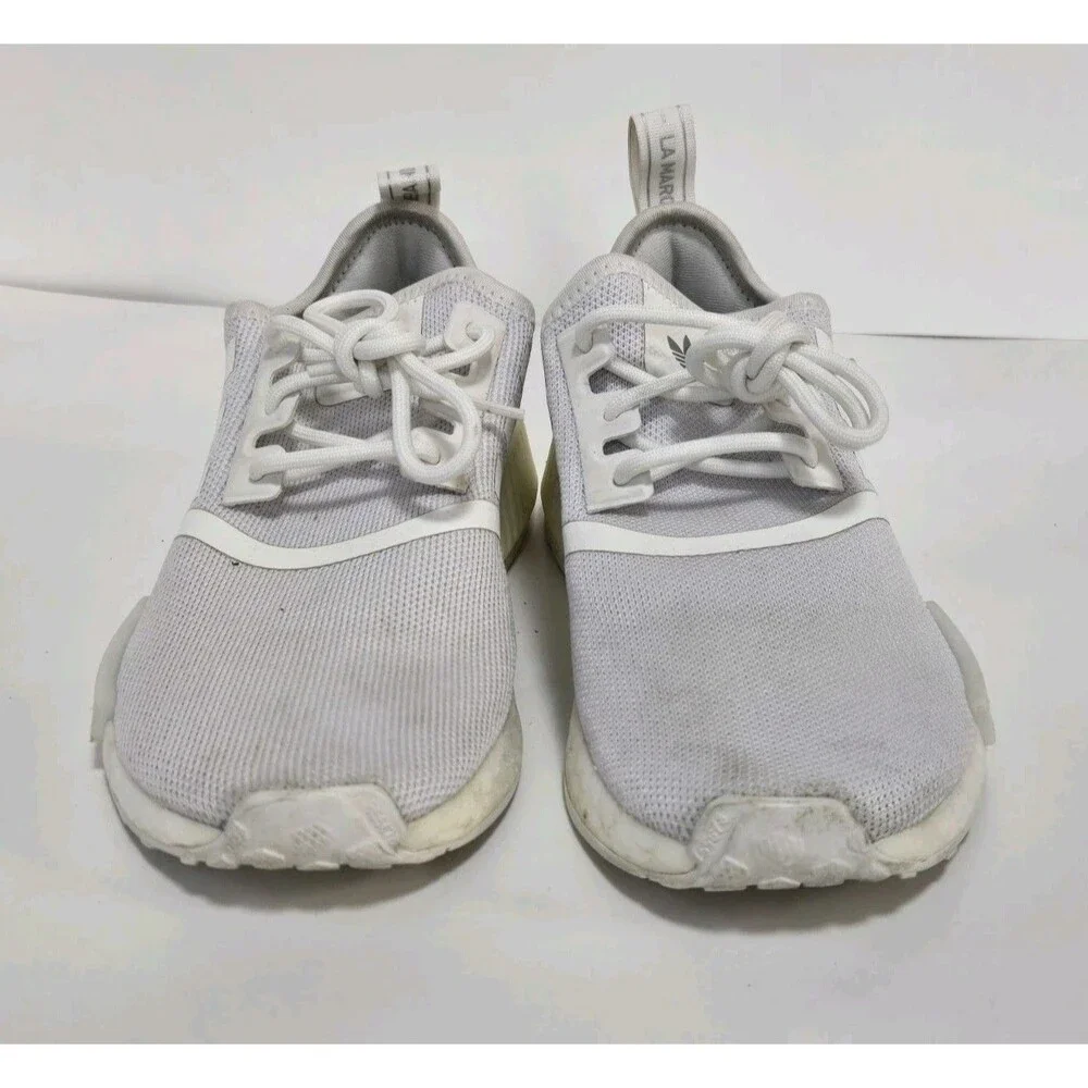 Adidas Sneakers Womens Size 5 NMD_R1  Cloud White Athletic Running Walking Shoes